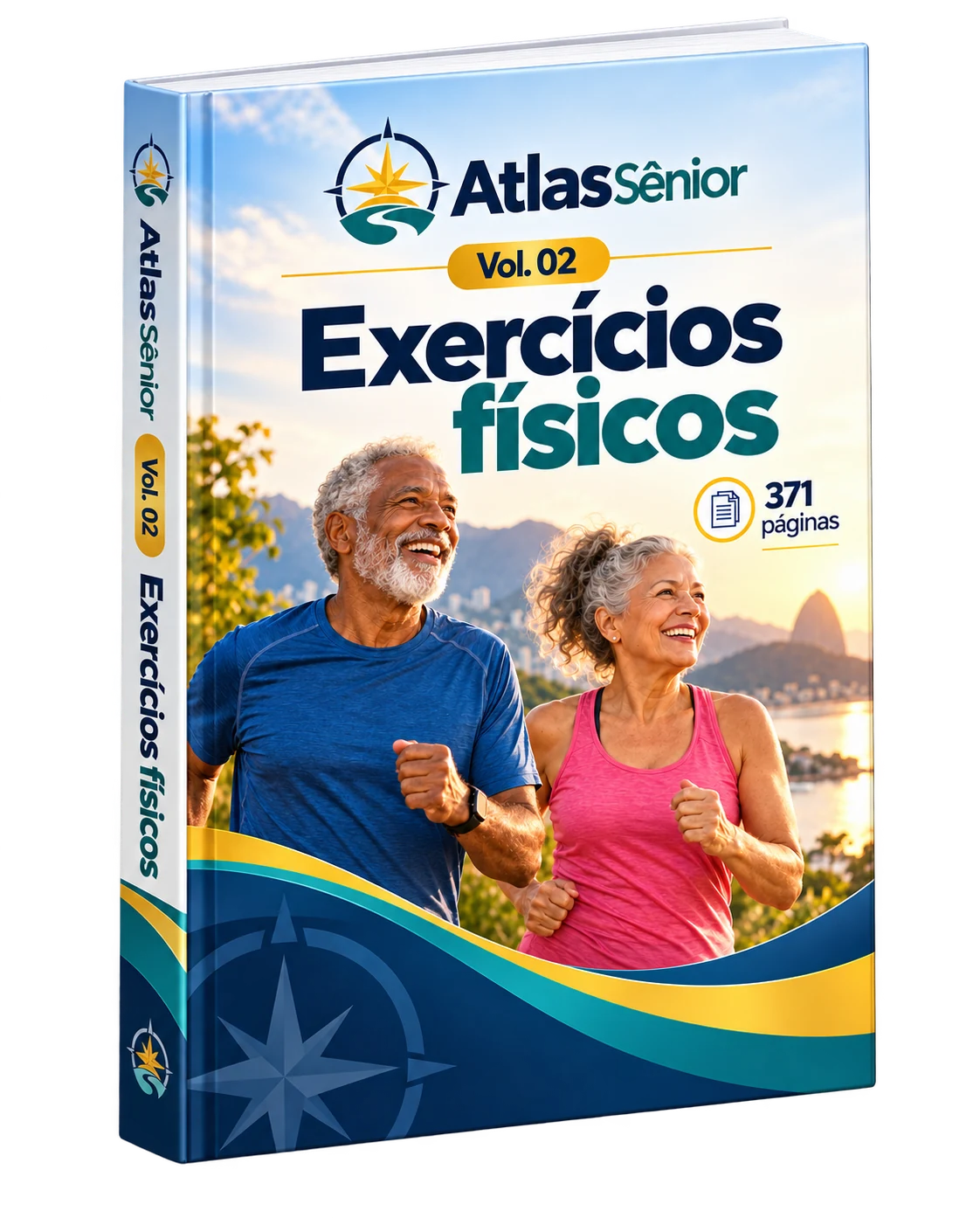 Mockup do volume 02 do Atlas Sênior