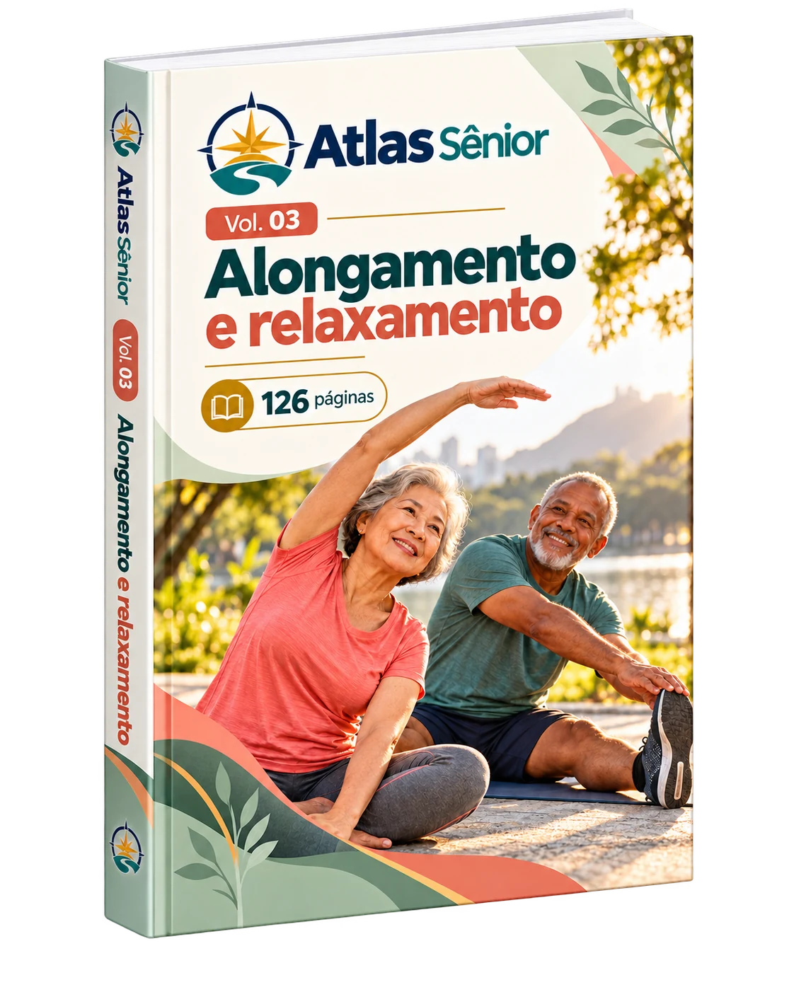 Mockup do volume 03 do Atlas Sênior
